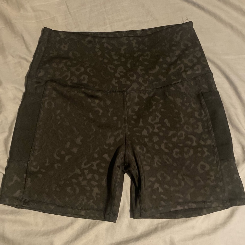 Cheetah Athletic Biker Shorts